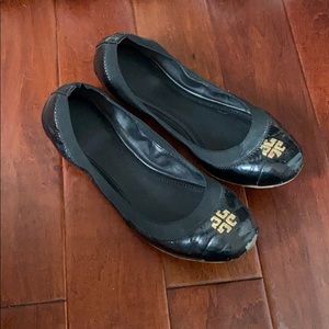 Black Tory Burch Flats